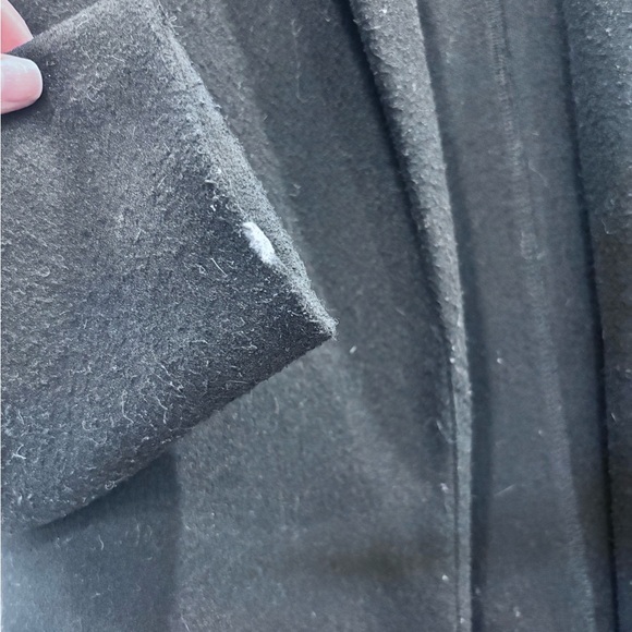 ZARA Black Women’s Buttonless Peacoat - Picture 4 of 5